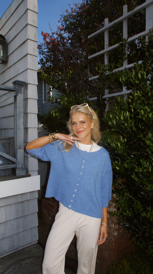 Coastal Cardigan // Ocean Blue