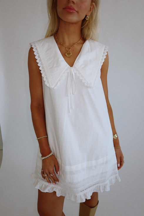 Summer Girl Dress // White