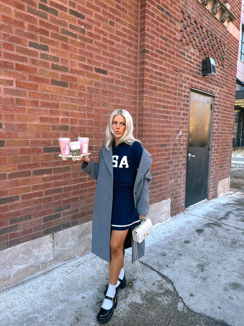 Game, Set, Match Knit Skirt