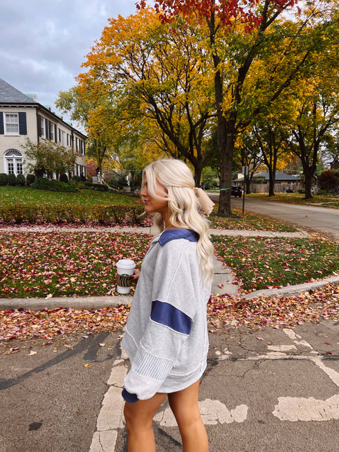 Lazy Days Pullover // Navy *RESTOCKED*