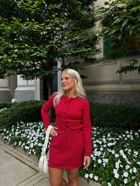 Cherry Girl Knit Set