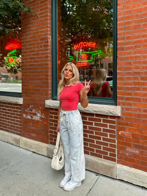 Beach Town Striped Pant