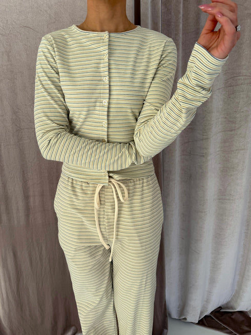 Sunny Stripe Cardi // Vanilla *PREORDER*