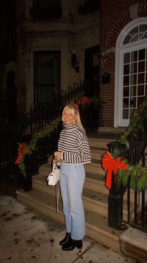 Hype Girl Striped Sweater