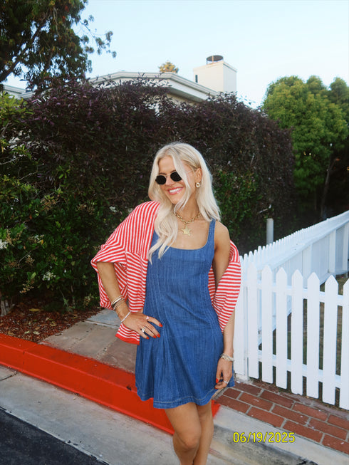 Bomb Pop Denim Dress