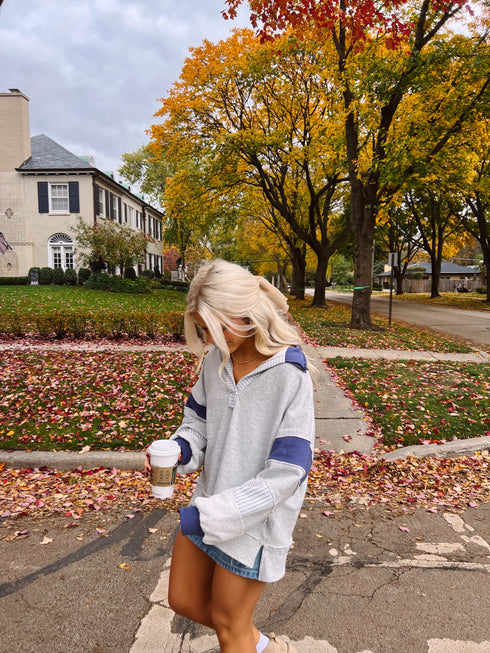 Lazy Days Pullover // Navy *RESTOCKED*