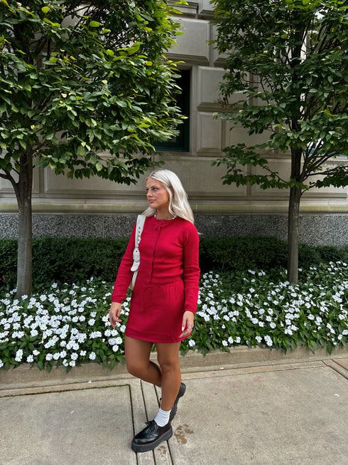 Cherry Girl Knit Set