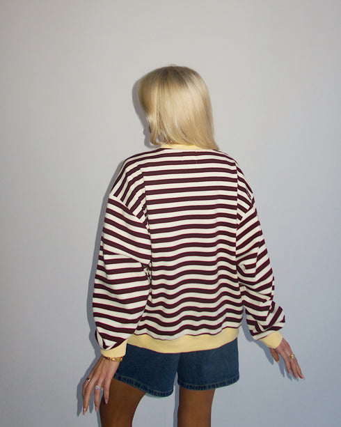 Cali Cutie Striped Pullover