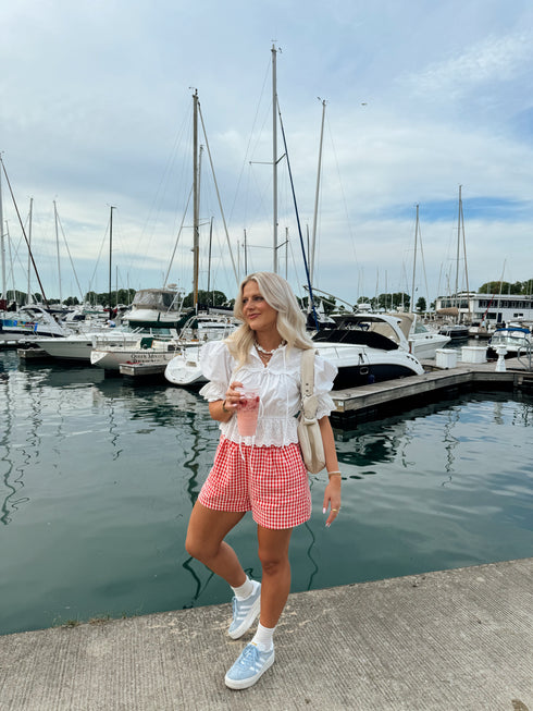 Starry Eyed Shorts // Red