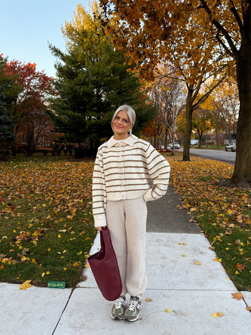 Easy Street Striped Cardigan *RESTOCKED*