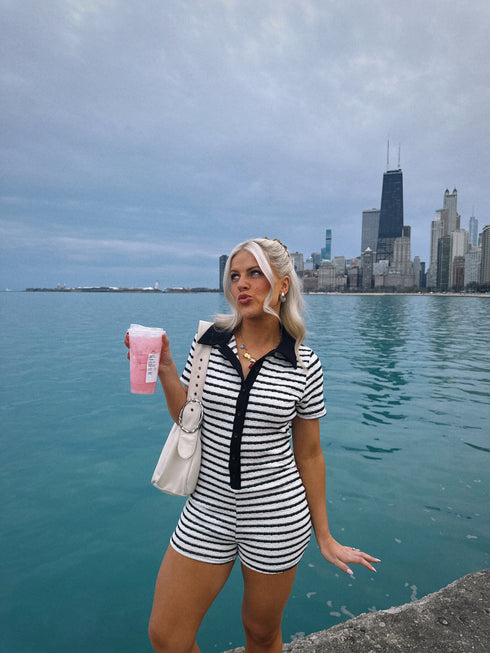 Summer Hunny Striped Romper *RESTOCKED*