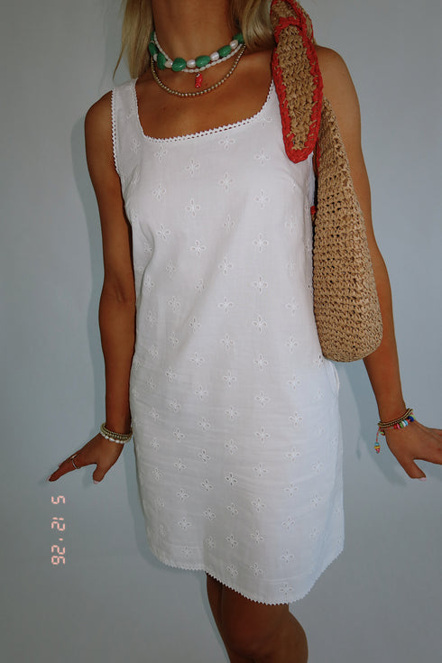 Gelato Dress // White