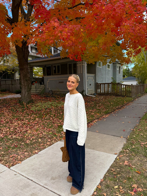 Everyday Pointelle Cutie // Dove