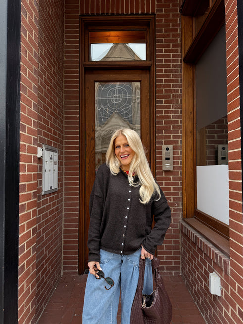 Coco Cutie Cardigan // Chocolate