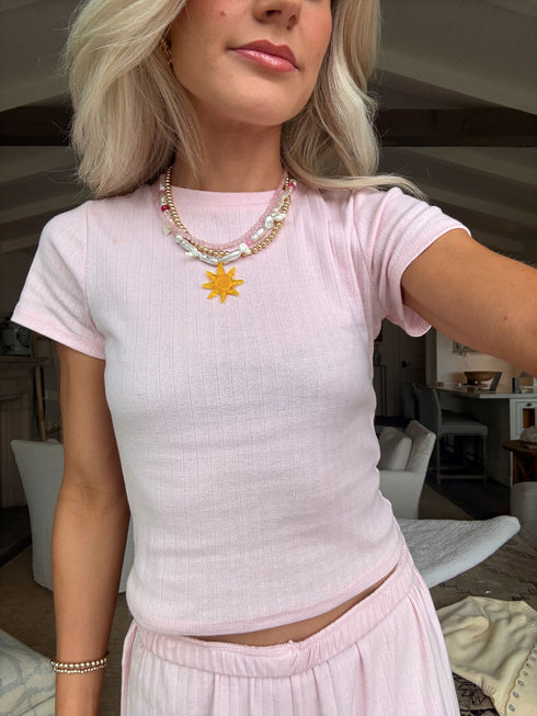 Babygirl Pointelle Tee// Ballet