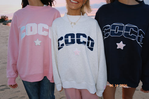 Coco Girl Mockneck // Heritage Pink