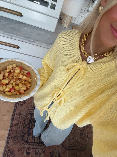 Cottage Cardigan // Golden