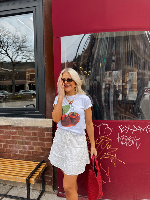 Cutesy Spring Ditsy Skirt