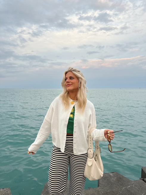 Coco Cutie Cardigan // White *RESTOCKED*