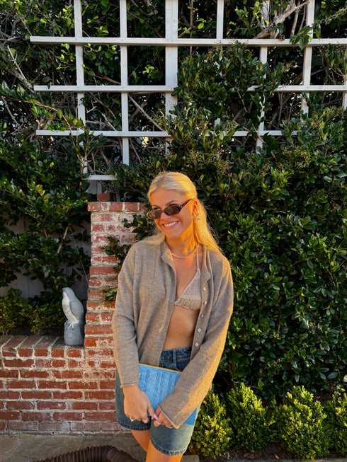 Coco Cutie Cardigan // Mocha *PREORDER*