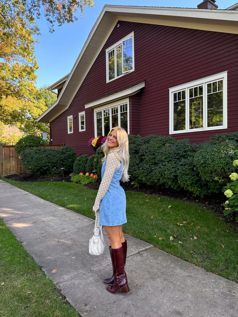 The Pippa Dress// Light Wash