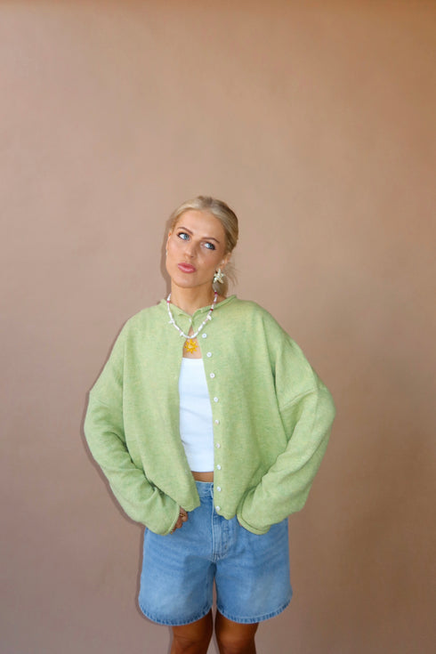Coco Cutie Cardigan // Lime *RESTOCKED*