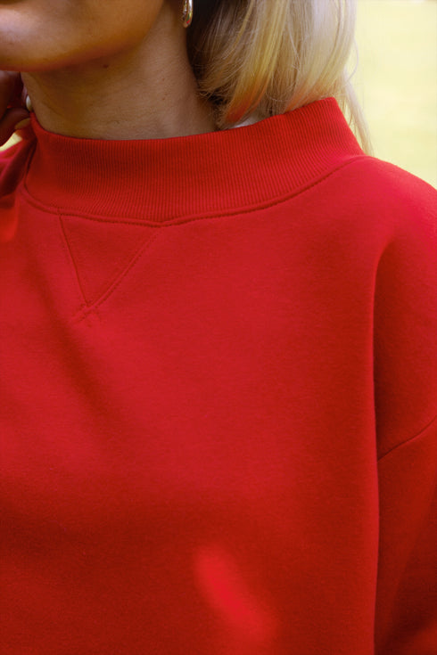 Club Coco Mockneck // Red *RESTOCKED*
