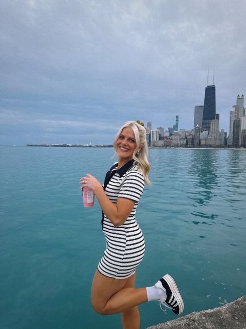 Summer Hunny Striped Romper *RESTOCKED*