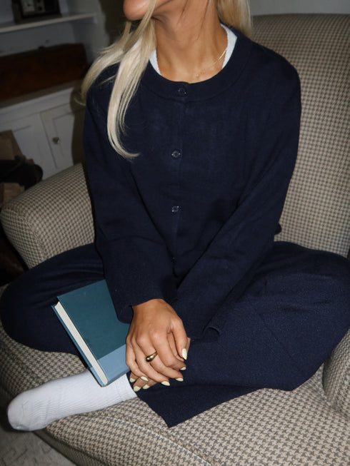 Slow Mornings Cardigan // Navy *RESTOCKED*