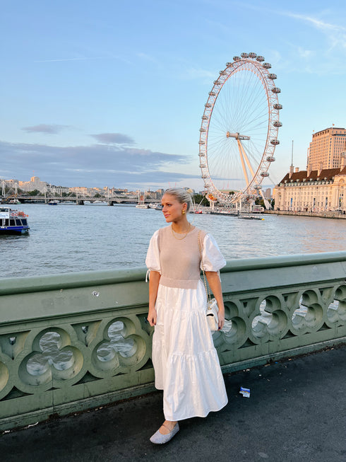 Fall in Paris Dress // White