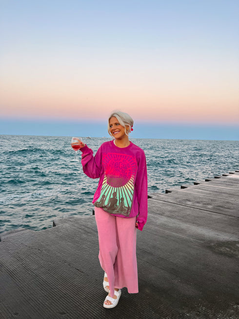 Homebody Lounge Pant// Pink *RESTOCKED*