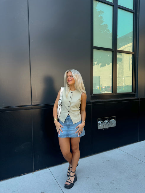 Sofia Summer Top // Sage