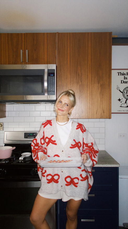 Holiday Bowmance Cardigan