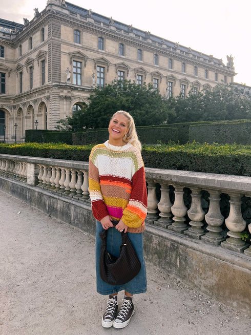 Autumn Energy Striped Sweater