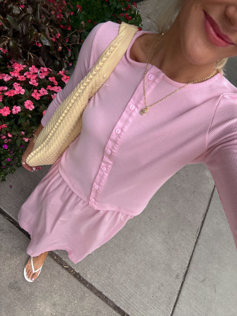 Pirouette Cardigan // Baby Pink