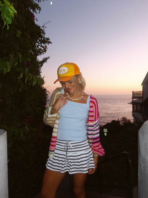 Sunset Skate Stripe Skort