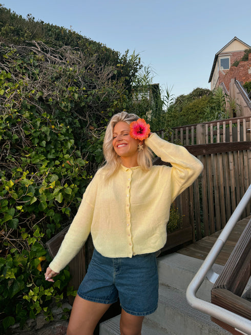 Coco Cutie Cardigan // Butter Yellow *RESTOCKED*