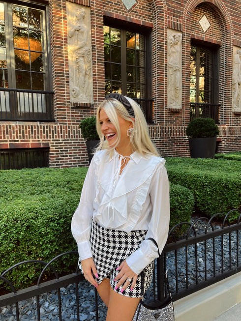 Upper East Side Frill Top