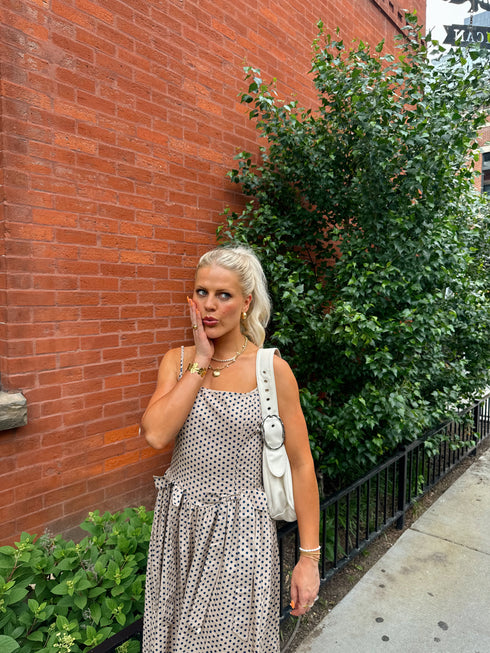 Hamptons House Midi Dress// Taupe