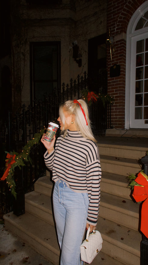 Hype Girl Striped Sweater