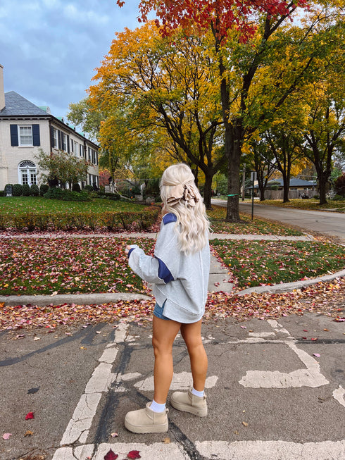 Lazy Days Pullover // Navy *RESTOCKED*