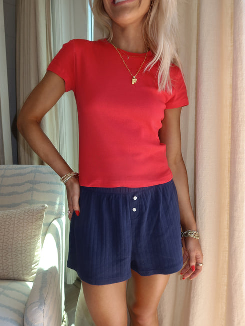 Effortless Baby Tee // Cherry