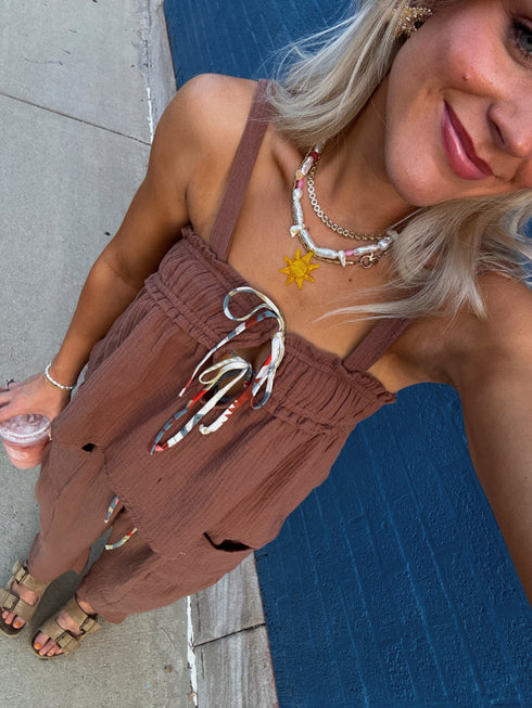 Picnic Princess Top // Brown