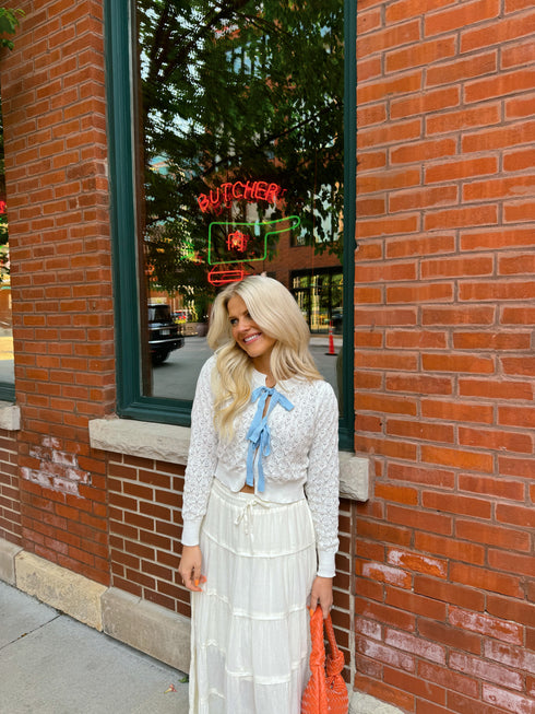 Bow Cutie Knit Cardi