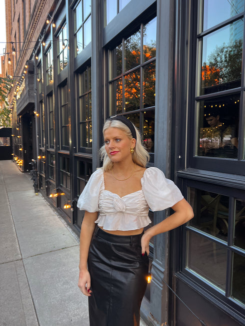 In My Feelings Satin Top