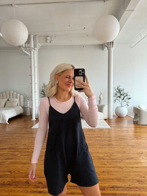 Summer People Romper // Navy