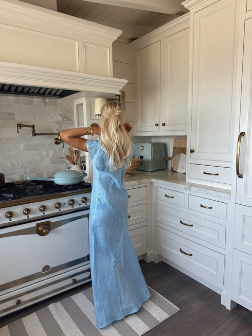 Clambake Linen Dress // Ocean