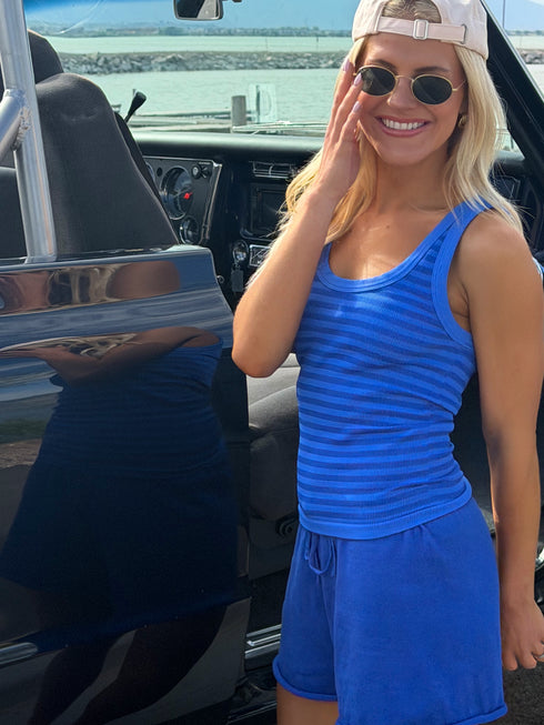 Sunny Tank // Cobalt *PREORDER 5/28*