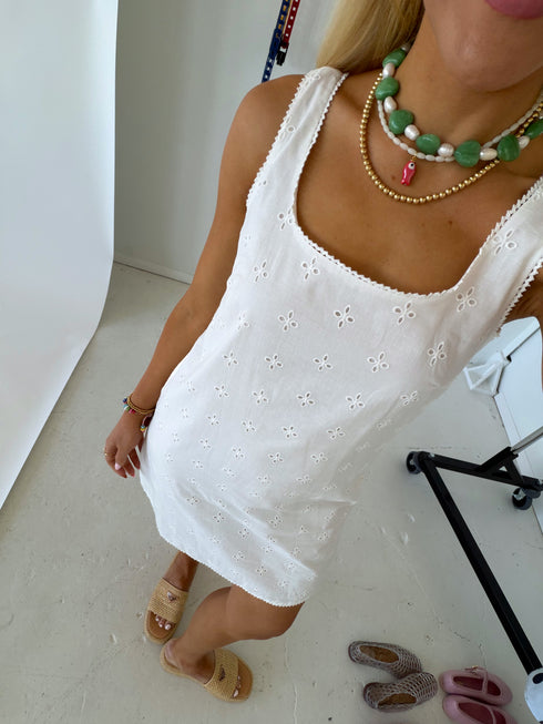 Gelato Dress // White