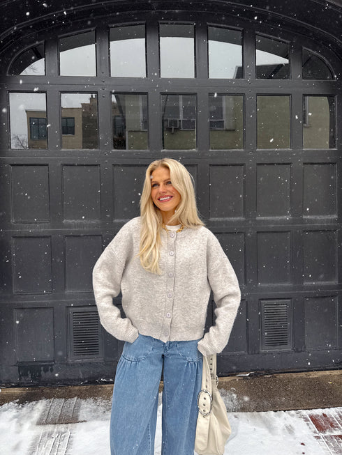 The Kennedy Cardigan // Gray